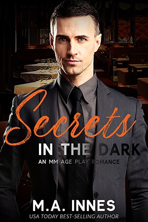 Secrets in the Dark by MA Innes - Gay Romance Book Cover