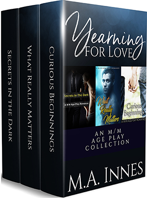 Yearning for Love box Set from MA Innes - Gay Romance Book Cover
