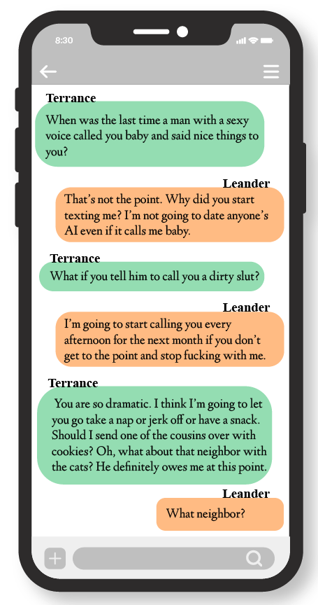 Who's Your Daddy Terrance and Leander Text Convo 3