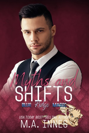 Myths and Shifts by MA Innes- Gay Romance Book Cover