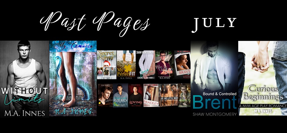 Past Pages - Shaw Montgomery MA Innes Books Published in July from 2016-2024 - Blog Post Image