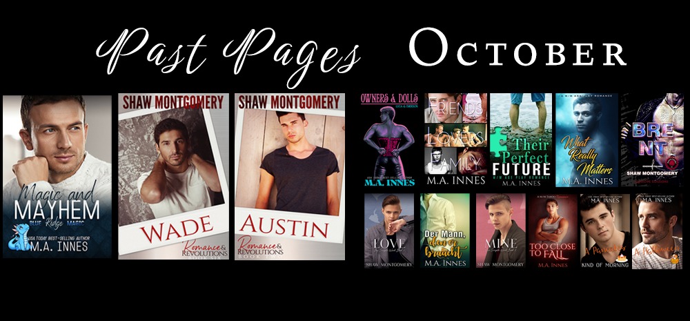 Past Pages - Shaw Montgomery MA Innes Books Published in October from 2016-2024
