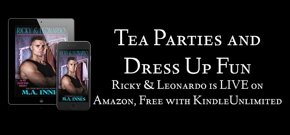 Tea Parties and Dress Up Fun Ricky & Leonardo is LIVE on Amazon, Free with KindleUnlimited blog post by MA Innes
