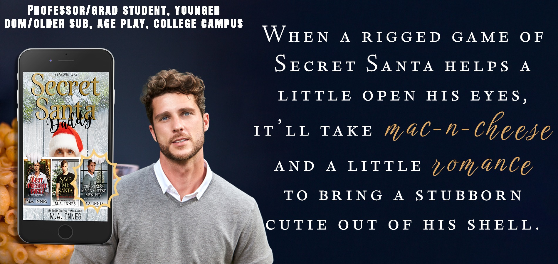 The Christmas Mac-n-Cheese Mystery in the Secret Santa Daddy Box Set by MA Innes